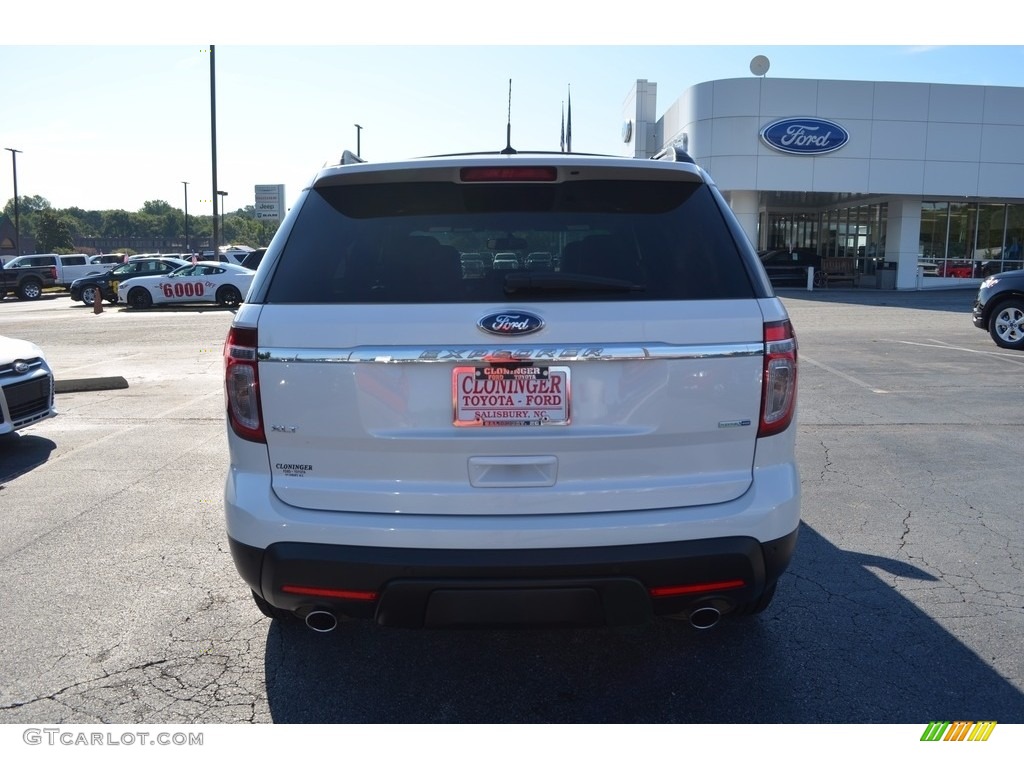 2015 Explorer XLT 4WD - Oxford White / Medium Light Stone photo #4