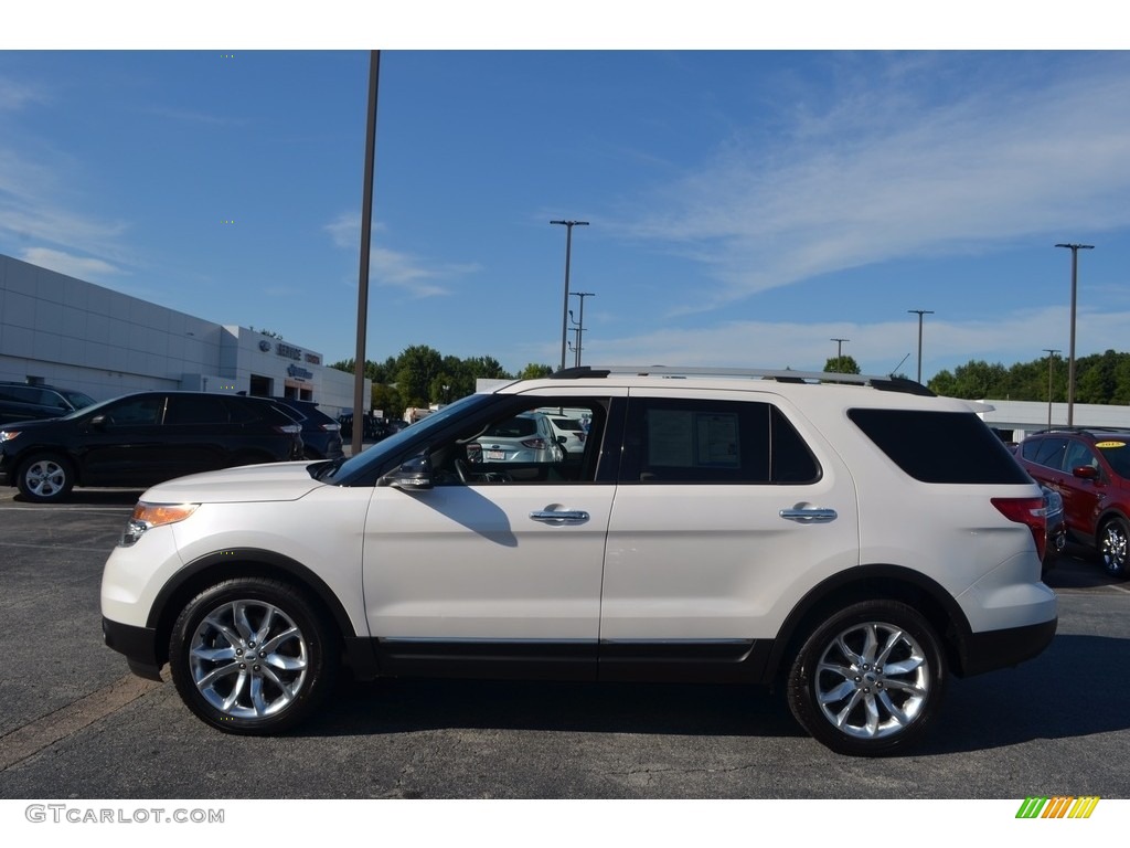 2015 Explorer XLT 4WD - Oxford White / Medium Light Stone photo #5