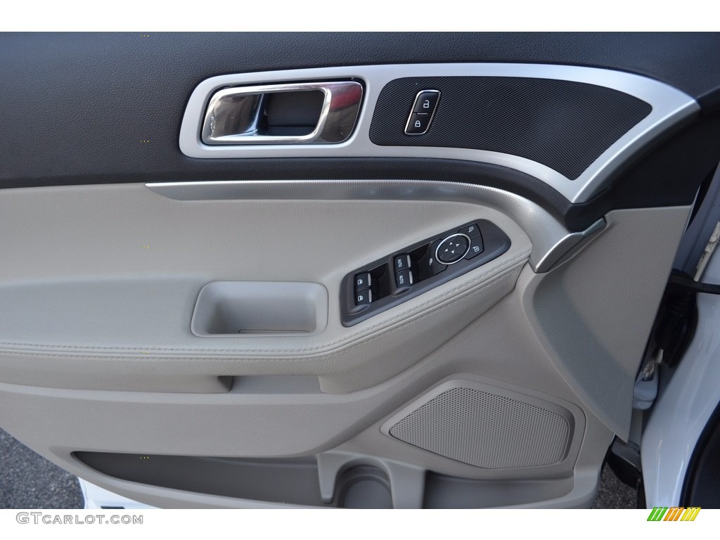 2015 Explorer XLT 4WD - Oxford White / Medium Light Stone photo #8