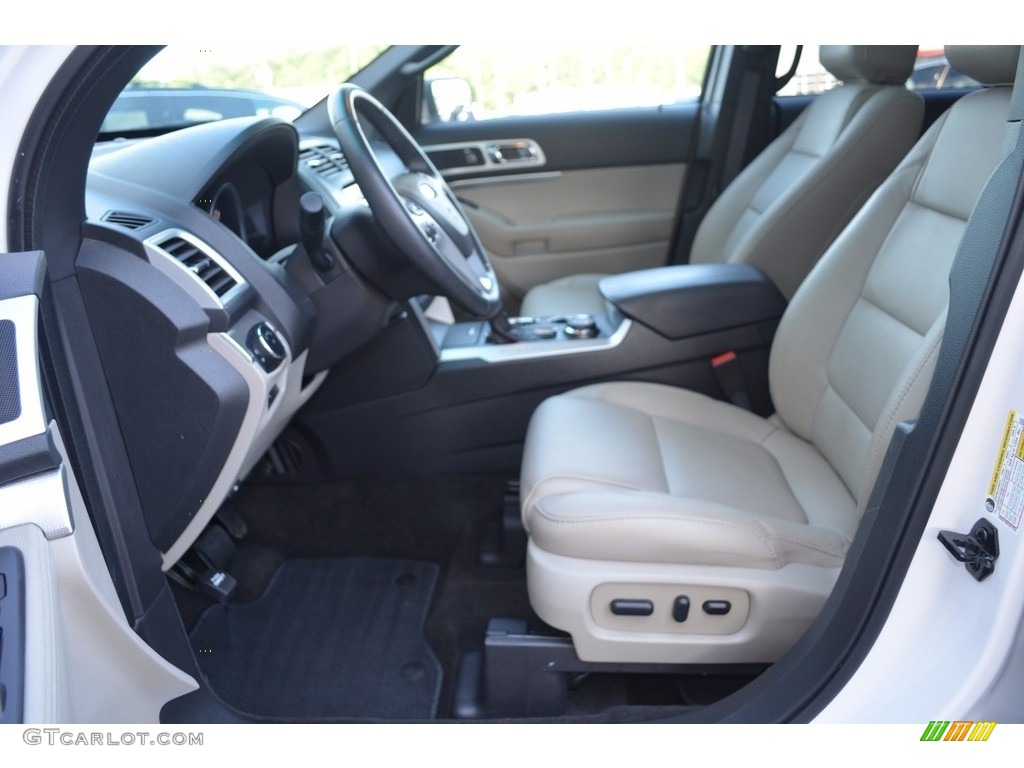 2015 Explorer XLT 4WD - Oxford White / Medium Light Stone photo #9