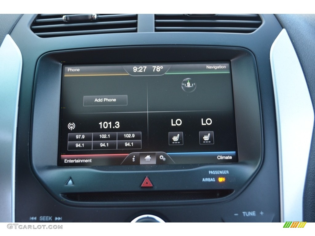 2015 Explorer XLT 4WD - Oxford White / Medium Light Stone photo #18