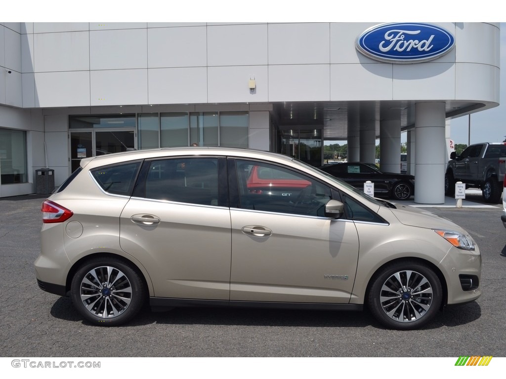 White Gold 2017 Ford C-Max Hybrid Titanium Exterior Photo #121964216