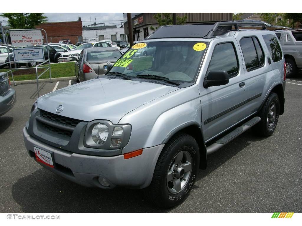 2002 Xterra SE V6 4x4 - Silver Ice Metallic / Gray Celadon photo #1