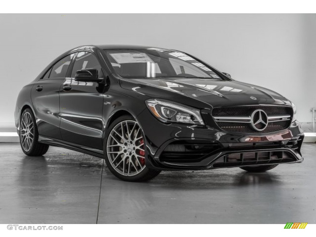Cosmos Black Metallic 2018 Mercedes-Benz CLA AMG 45 Coupe Exterior Photo #121965152