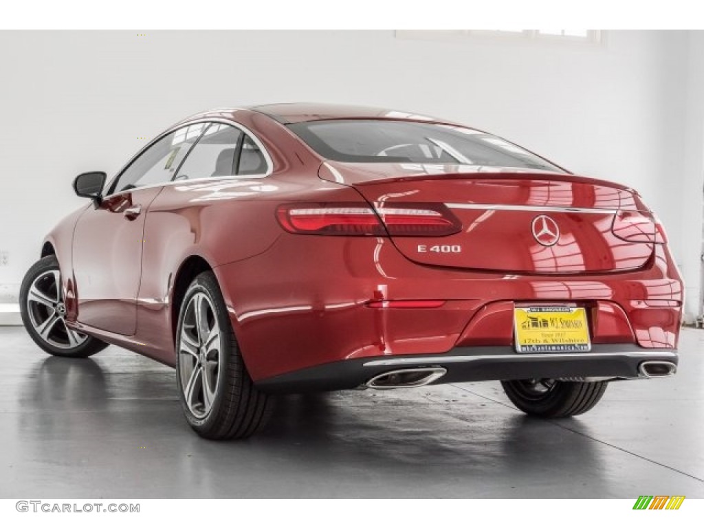 2018 E 400 Coupe - designo Cardinal Red Metallic / Black photo #3
