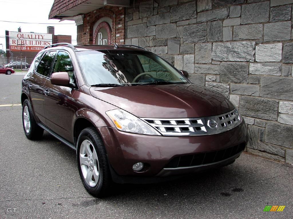 2003 Murano SL AWD - Deep Bordeaux Metallic / Cafe Latte photo #5