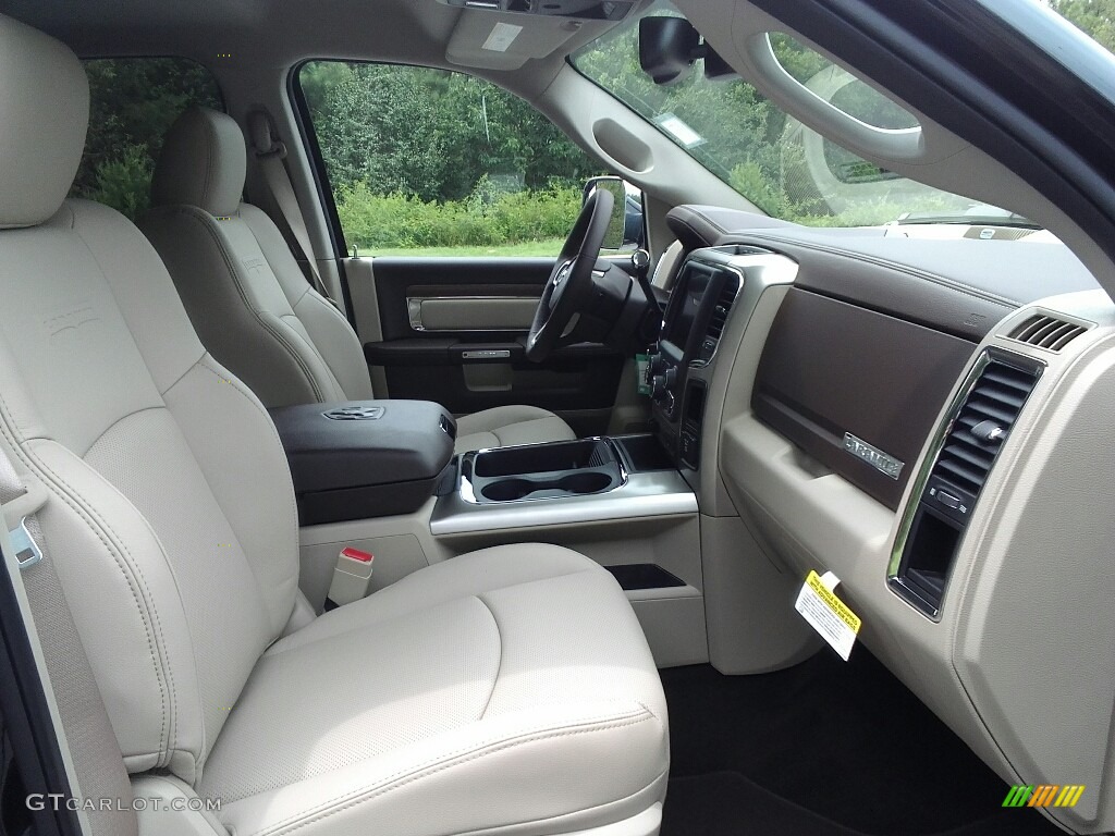 2017 3500 Laramie Crew Cab 4x4 - Brilliant Black Crystal Pearl / Canyon Brown/Light Frost Beige photo #14