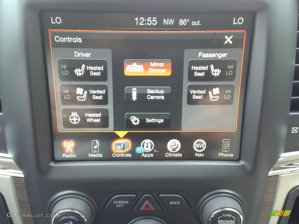 2017 Ram 3500 Laramie Crew Cab 4x4 Controls Photo #121967327