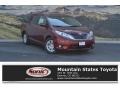 2017 Salsa Red Pearl Toyota Sienna XLE  photo #1