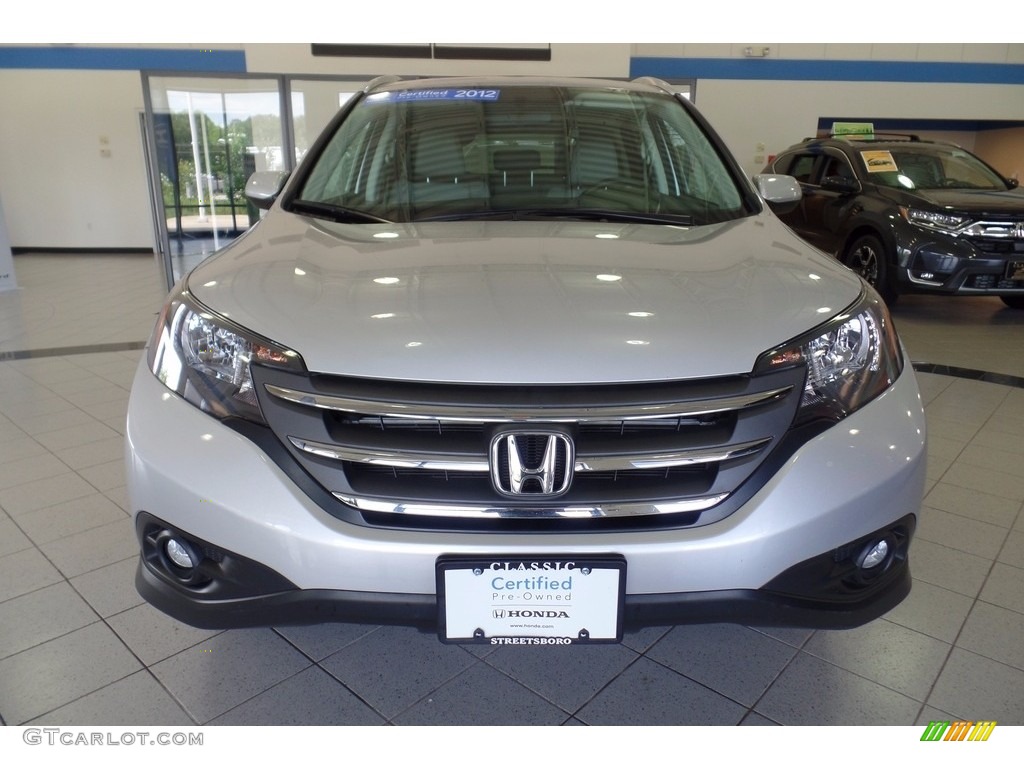 2012 CR-V EX-L 4WD - Alabaster Silver Metallic / Gray photo #11