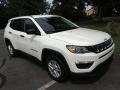 2017 Bright White Jeep Compass Sport  photo #4