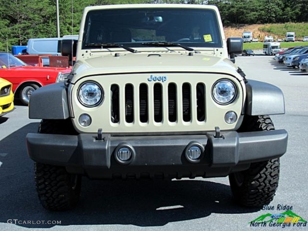 2017 Wrangler Unlimited Rubicon 4x4 - Gobi / Black photo #8