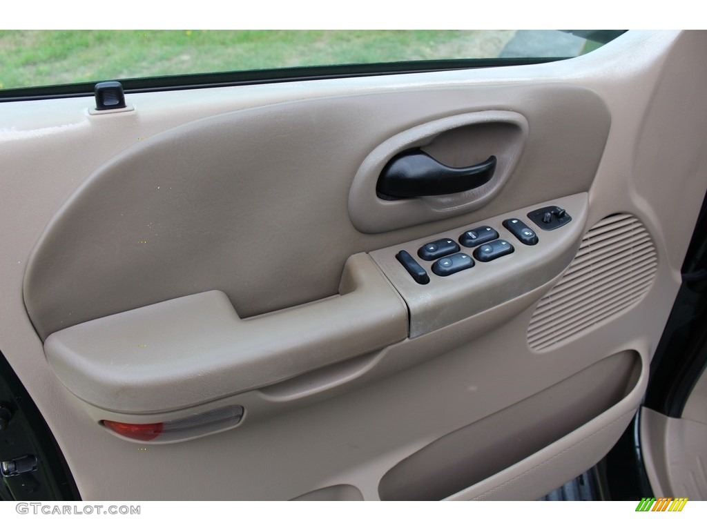 2003 F150 Lariat SuperCrew 4x4 - Dark Highland Green Metallic / Medium Parchment Beige photo #8