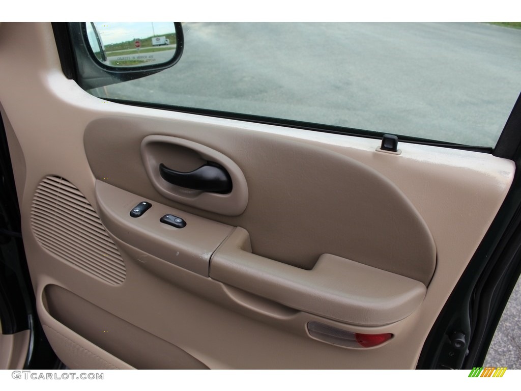 2003 F150 Lariat SuperCrew 4x4 - Dark Highland Green Metallic / Medium Parchment Beige photo #22
