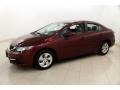 Crimson Pearl - Civic LX Sedan Photo No. 3