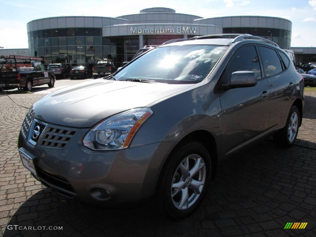 2008 Rogue SL - Gotham Gray Metallic / Black photo #1