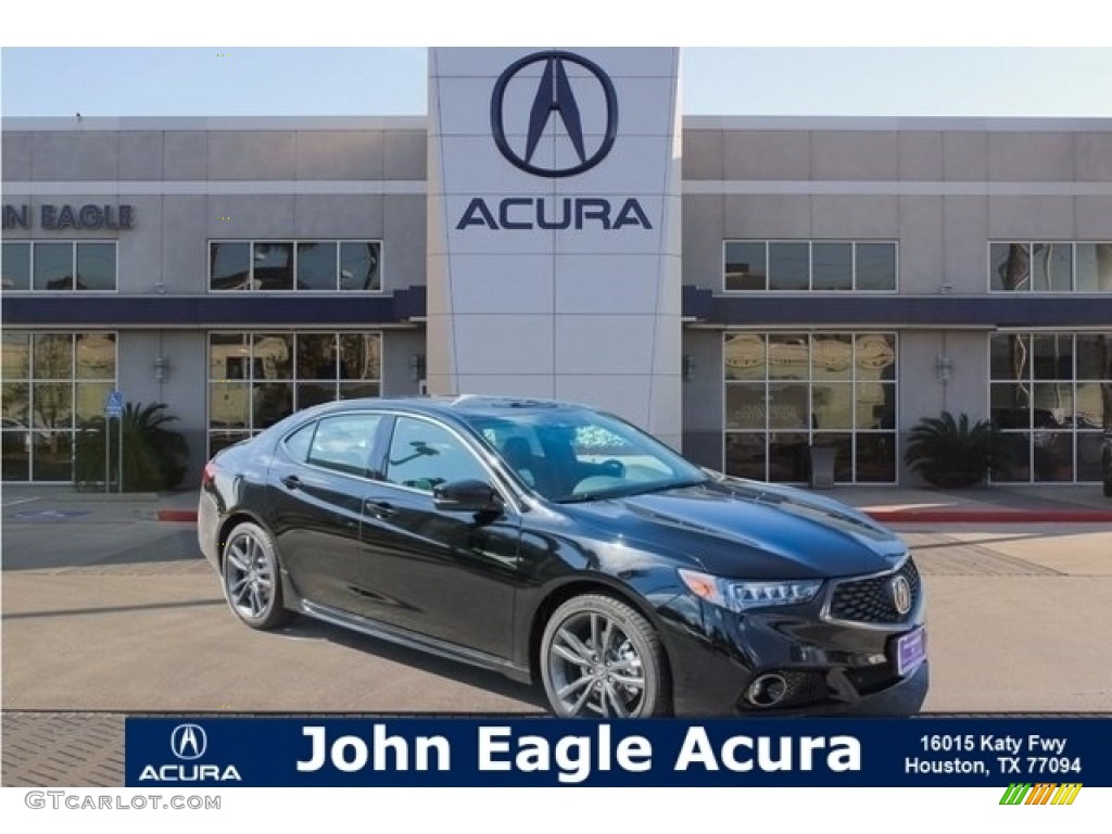 Crystal Black Pearl Acura TLX