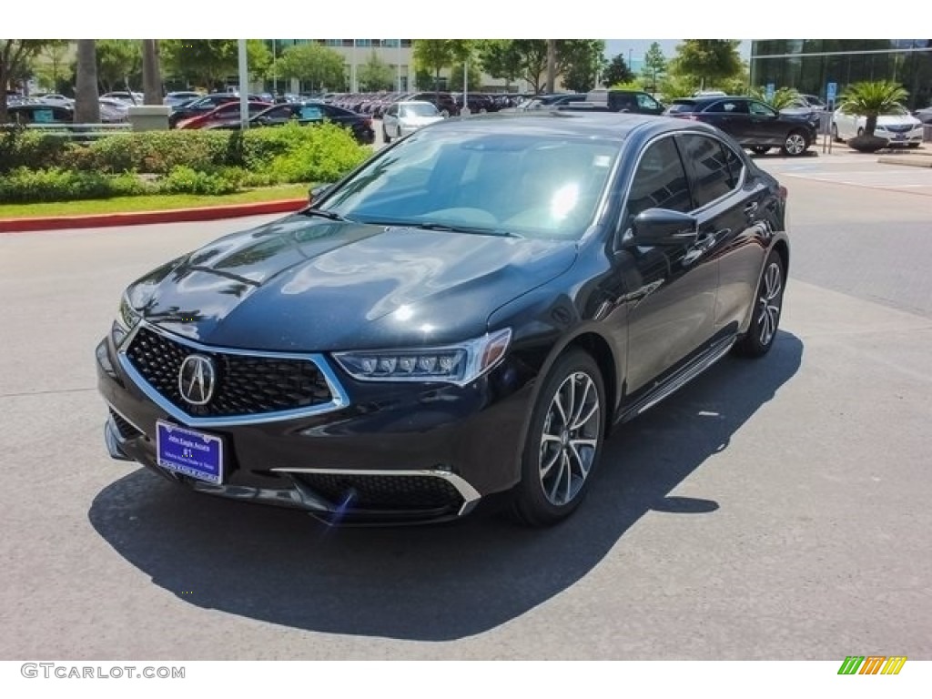 2018 TLX V6 Technology Sedan - Crystal Black Pearl / Parchment photo #3