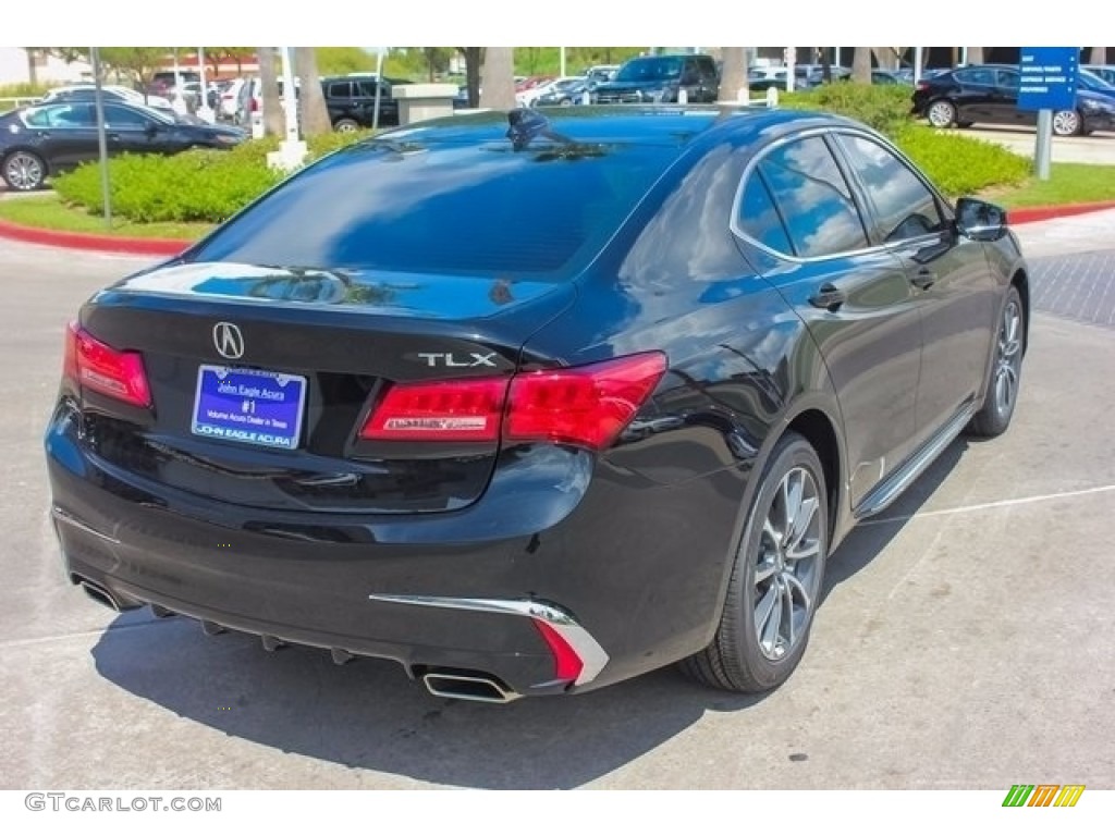 2018 TLX V6 Technology Sedan - Crystal Black Pearl / Parchment photo #7