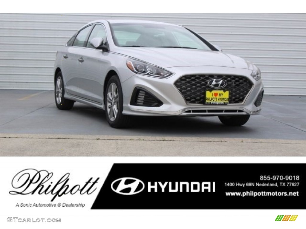 2018 Sonata Sport - Symphony Silver / Black photo #1