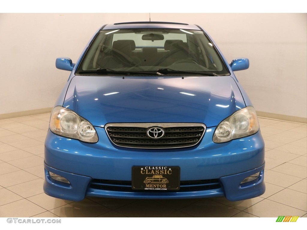 2008 Corolla S - Speedway Blue Metallic / Dark Charcoal photo #2