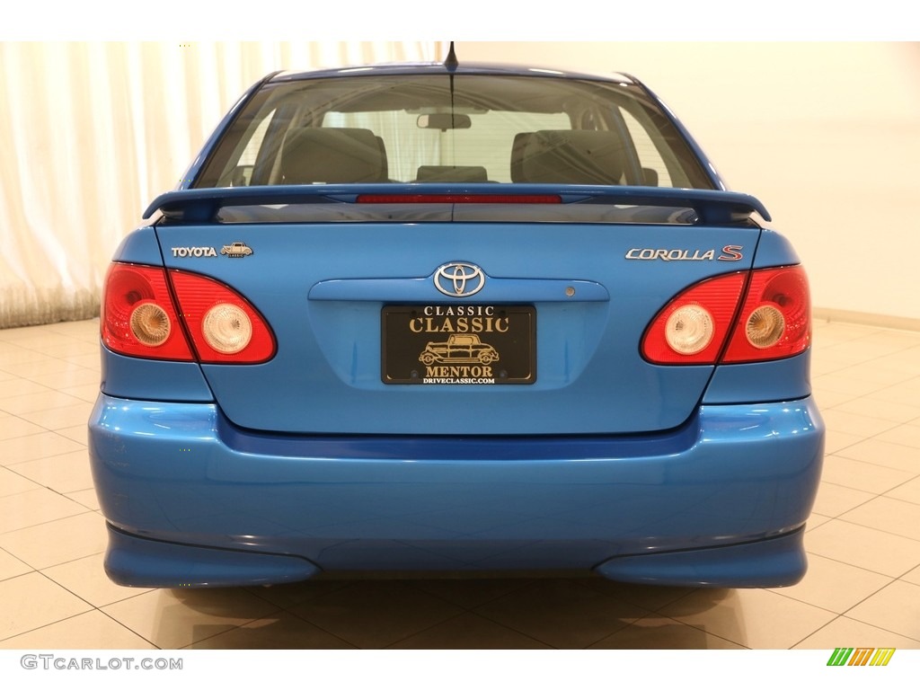 2008 Corolla S - Speedway Blue Metallic / Dark Charcoal photo #18