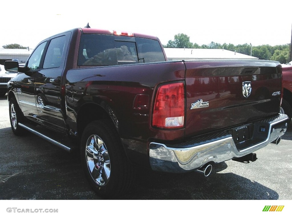 2017 1500 Big Horn Crew Cab 4x4 - Delmonico Red Pearl / Black/Diesel Gray photo #2