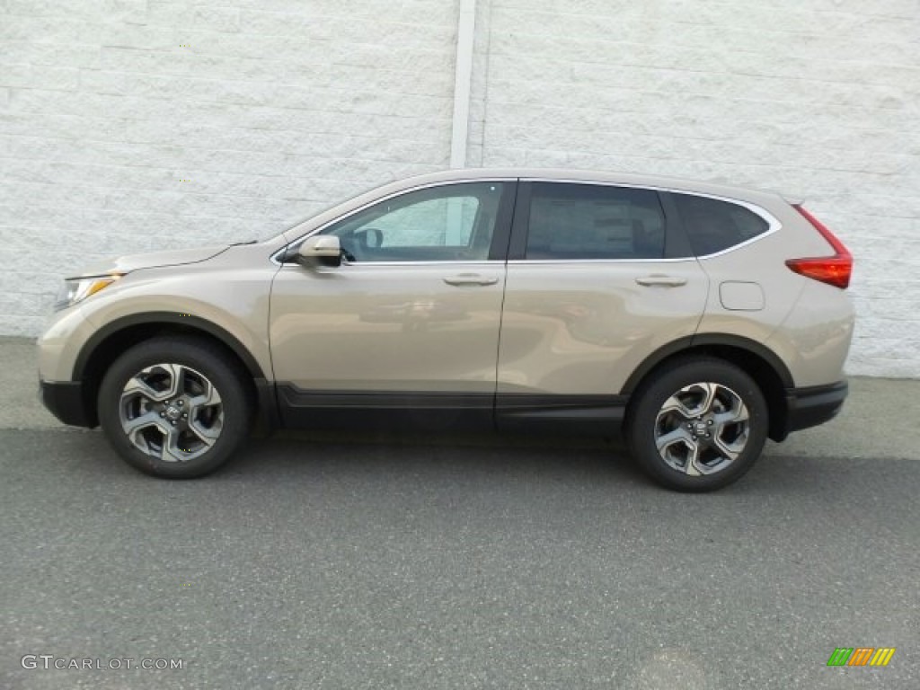 2017 CR-V EX-L AWD - Sandstorm Metallic / Ivory photo #6
