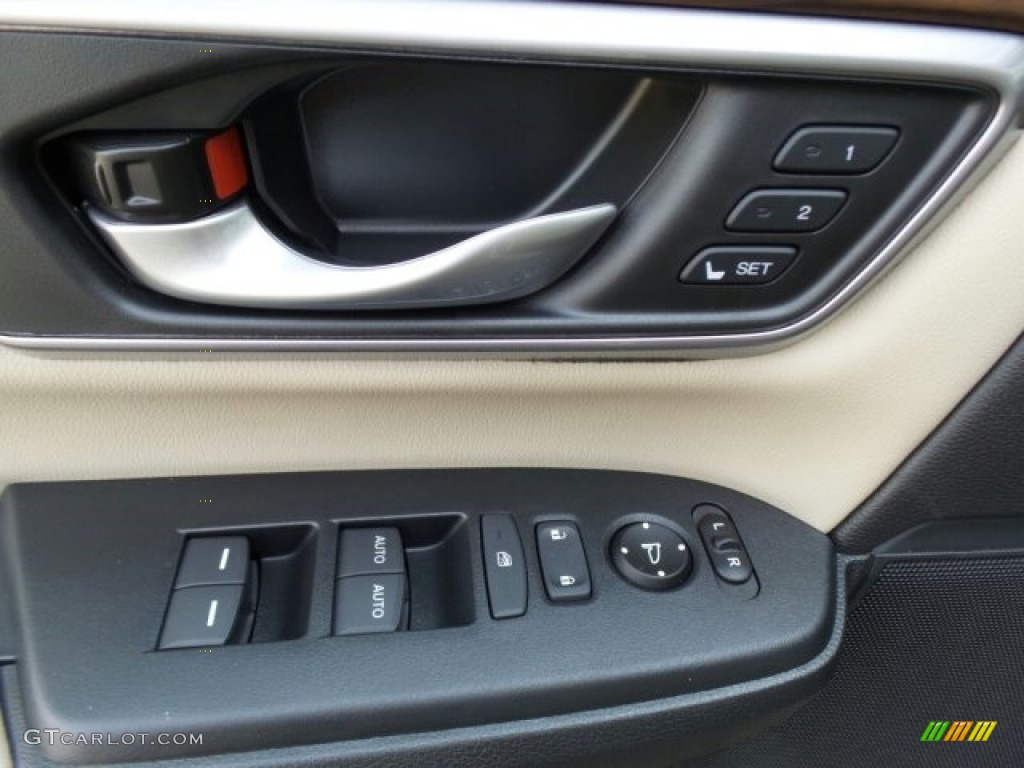 2017 CR-V EX-L AWD - Sandstorm Metallic / Ivory photo #14