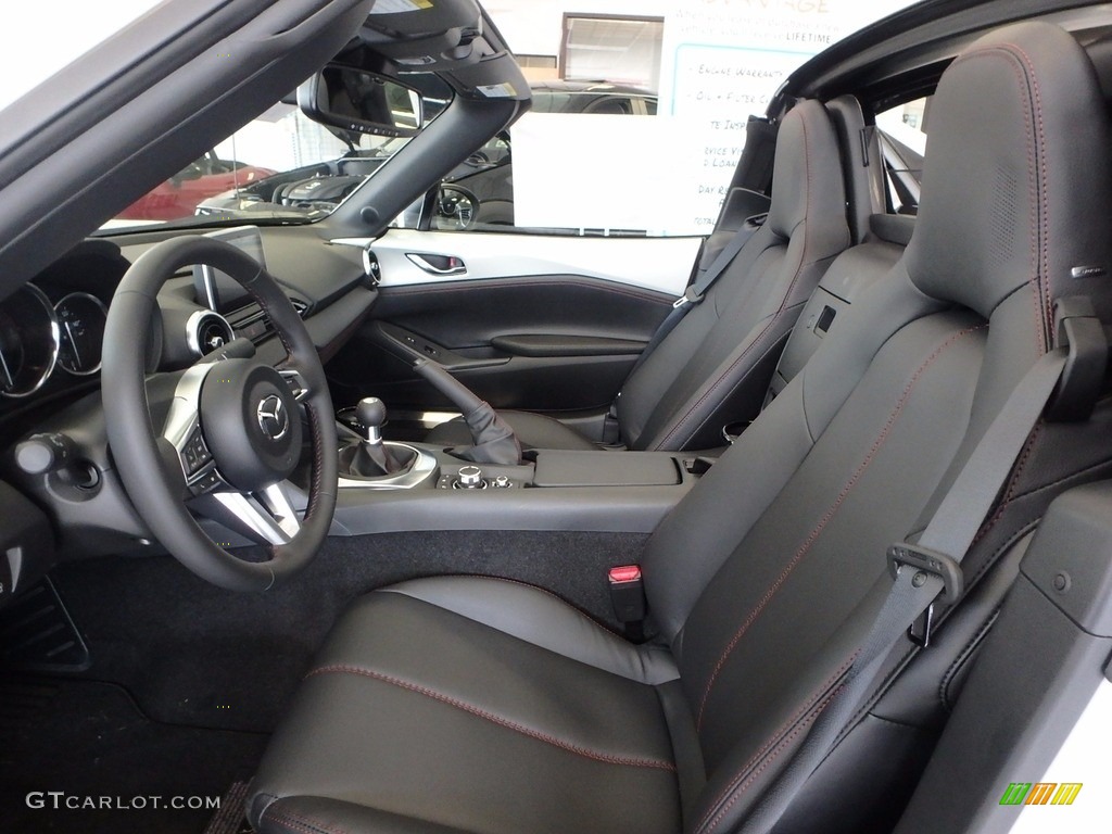 2017 MX-5 Miata RF Grand Touring - Arctic White / Black/Red Stitching photo #7