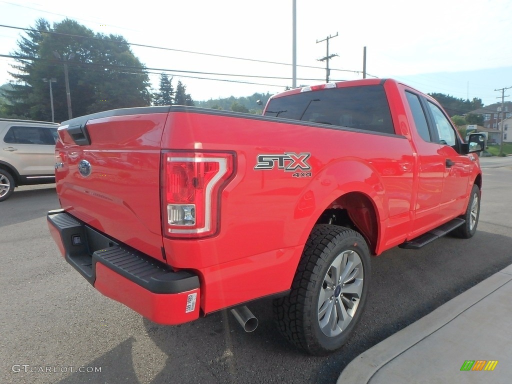 2017 F150 XL SuperCab 4x4 - Race Red / Earth Gray photo #5