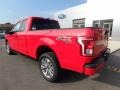 2017 Race Red Ford F150 XL SuperCab 4x4  photo #7