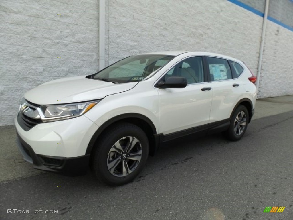 2017 CR-V LX AWD - White Diamond Pearl / Ivory photo #5