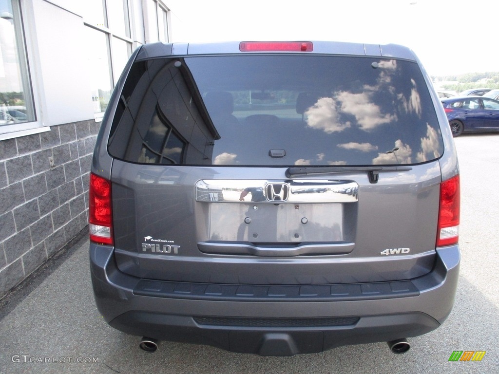 2015 Pilot EX-L 4WD - Modern Steel Metallic / Black photo #3