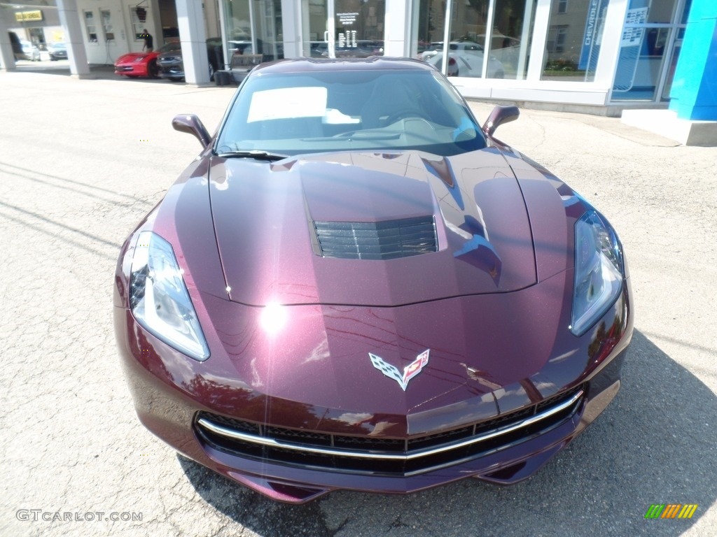 2018 Corvette Stingray Coupe - Black Rose Metallic / Gray photo #2