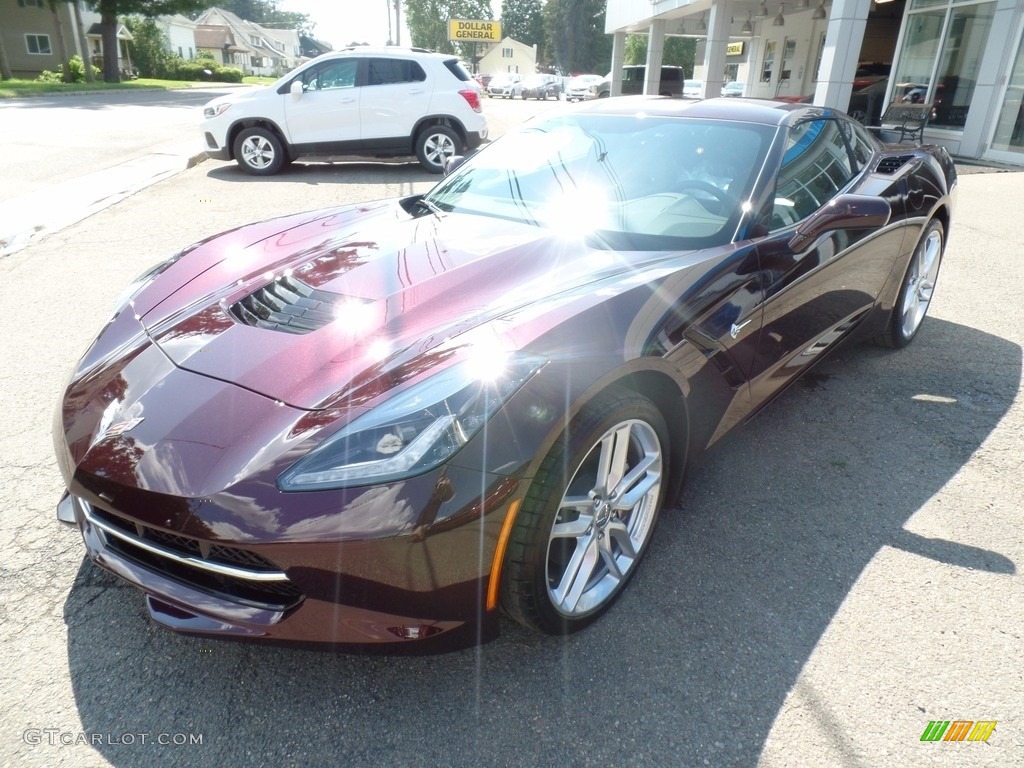 2018 Corvette Stingray Coupe - Black Rose Metallic / Gray photo #3