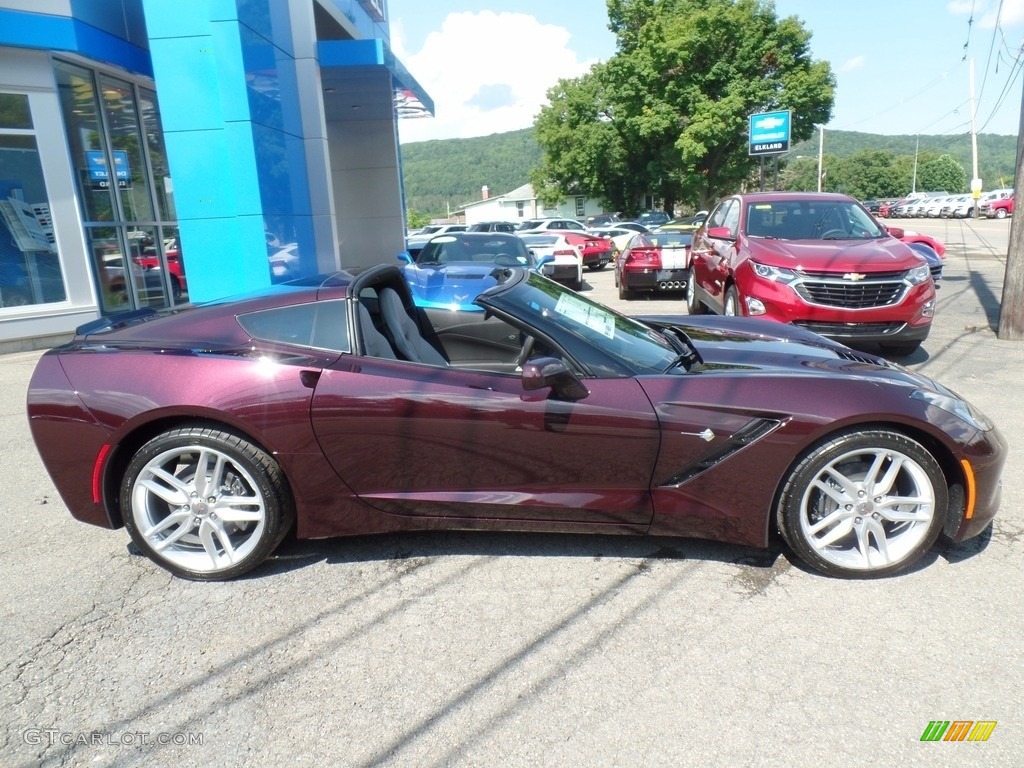 2018 Corvette Stingray Coupe - Black Rose Metallic / Gray photo #4