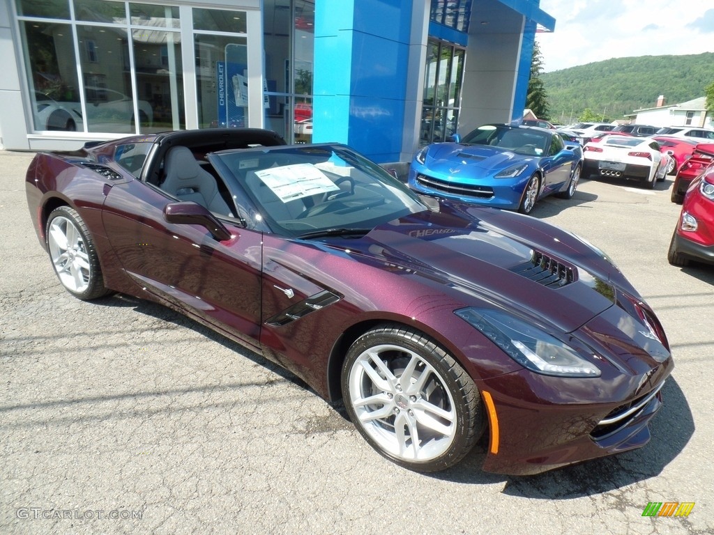 2018 Corvette Stingray Coupe - Black Rose Metallic / Gray photo #5