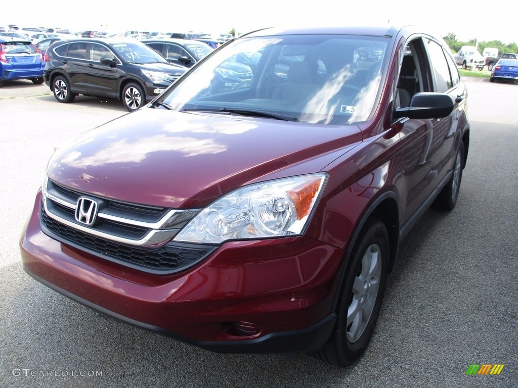 2011 CR-V SE 4WD - Tango Red Pearl / Gray photo #4