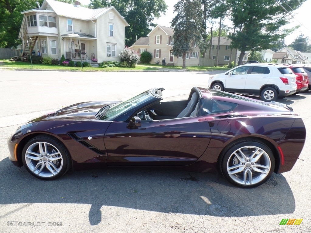 2018 Corvette Stingray Coupe - Black Rose Metallic / Gray photo #7