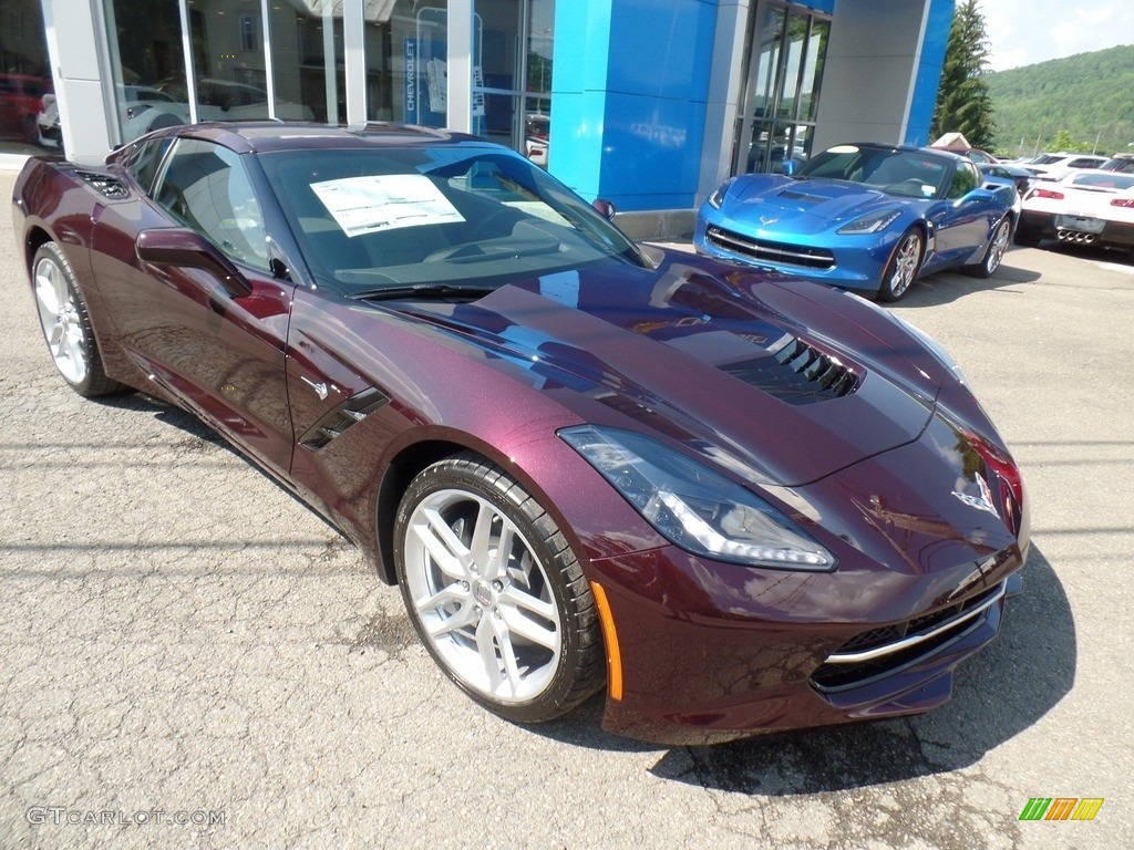 2018 Corvette Stingray Coupe - Black Rose Metallic / Gray photo #9