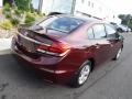 Crimson Pearl - Civic LX Sedan Photo No. 9