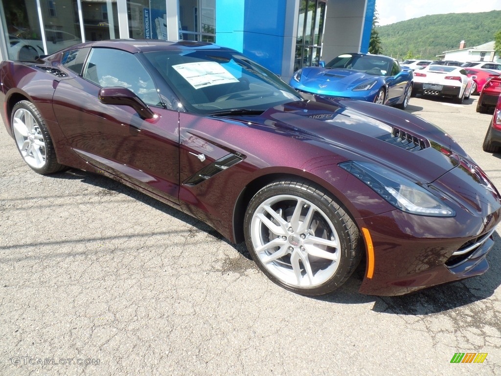 2018 Corvette Stingray Coupe - Black Rose Metallic / Gray photo #16