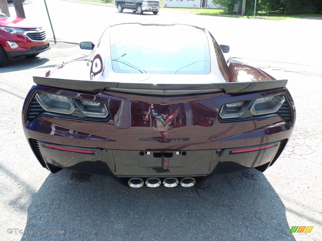 2018 Corvette Z06 Coupe - Black Rose Metallic / Jet Black photo #12