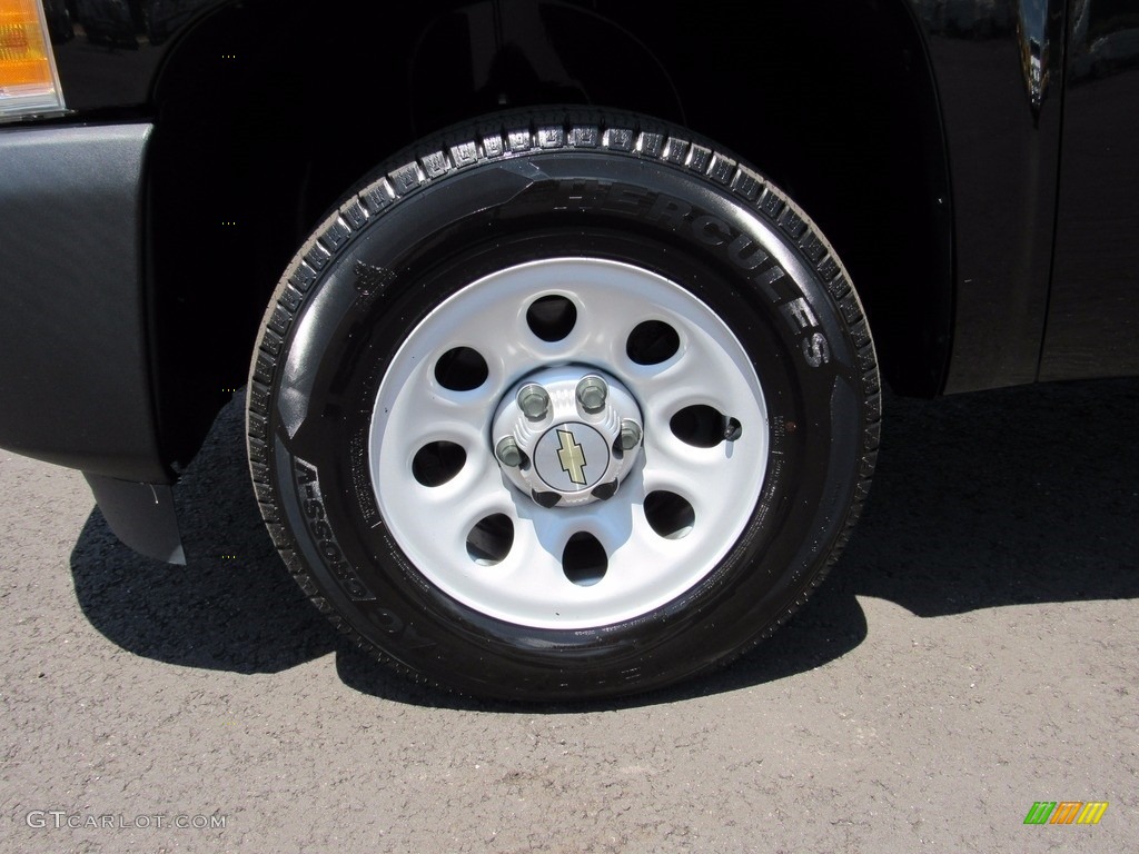 2013 Silverado 1500 Work Truck Extended Cab - Black / Dark Titanium photo #30