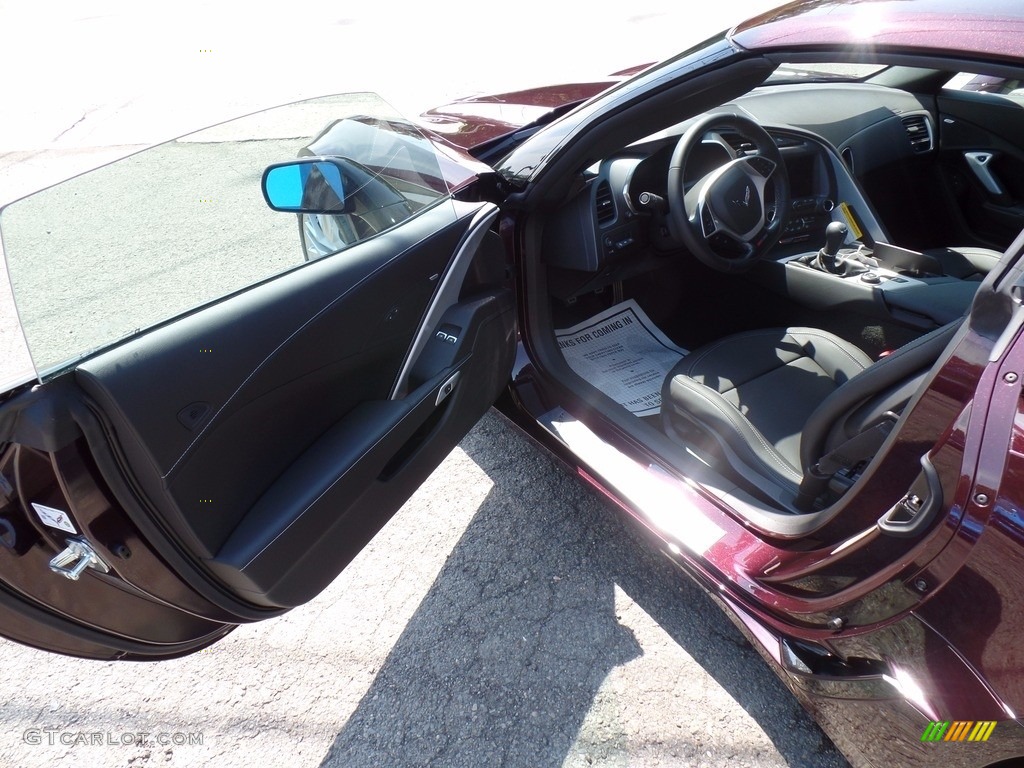 2018 Corvette Z06 Coupe - Black Rose Metallic / Jet Black photo #18