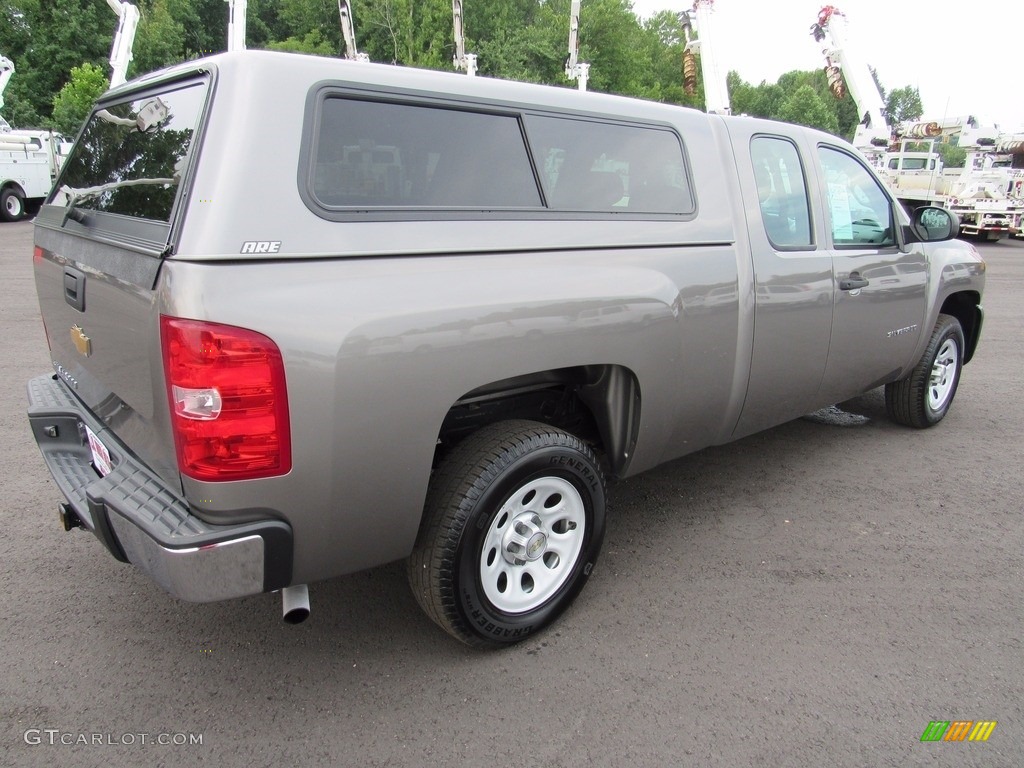 2013 Silverado 1500 Work Truck Extended Cab - Graystone Metallic / Dark Titanium photo #6