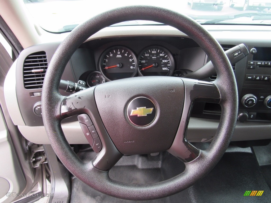 2013 Silverado 1500 Work Truck Extended Cab - Graystone Metallic / Dark Titanium photo #13