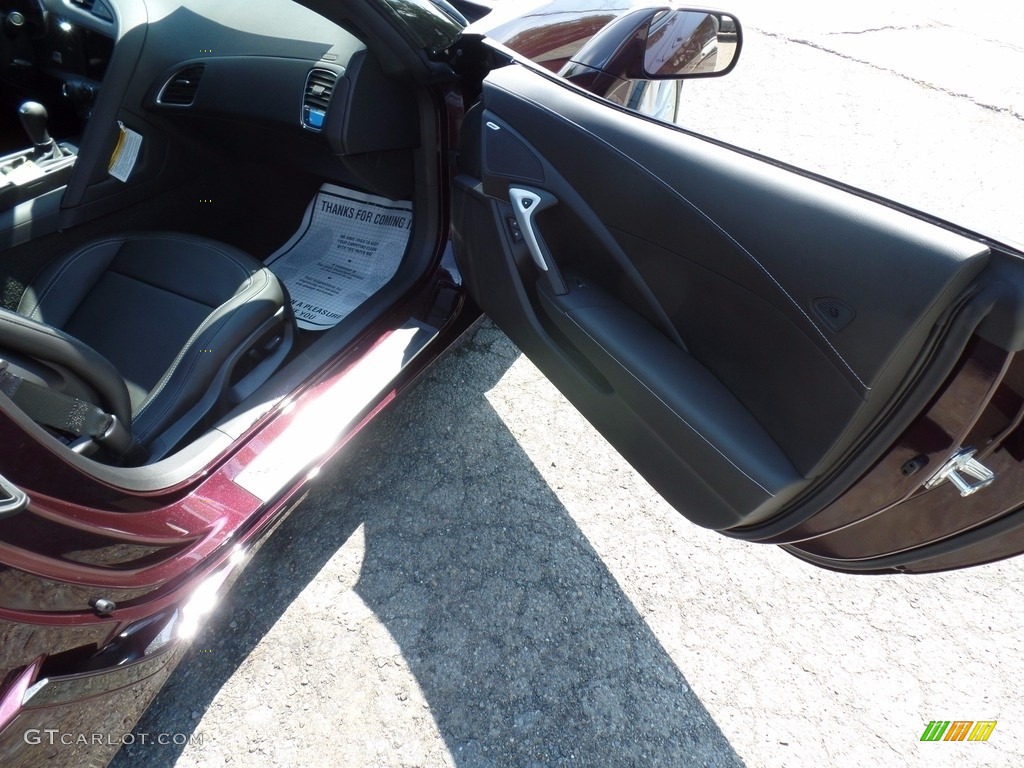 2018 Corvette Z06 Coupe - Black Rose Metallic / Jet Black photo #42