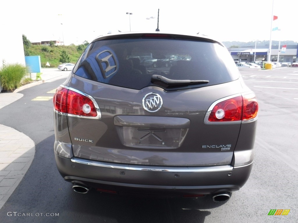 2008 Enclave CXL AWD - Cocoa Metallic / Cashmere/Cocoa photo #9